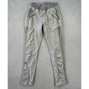 XCVI Wearables Malanda Pants Womens Small Sage Green Ruched Pull On Comfort